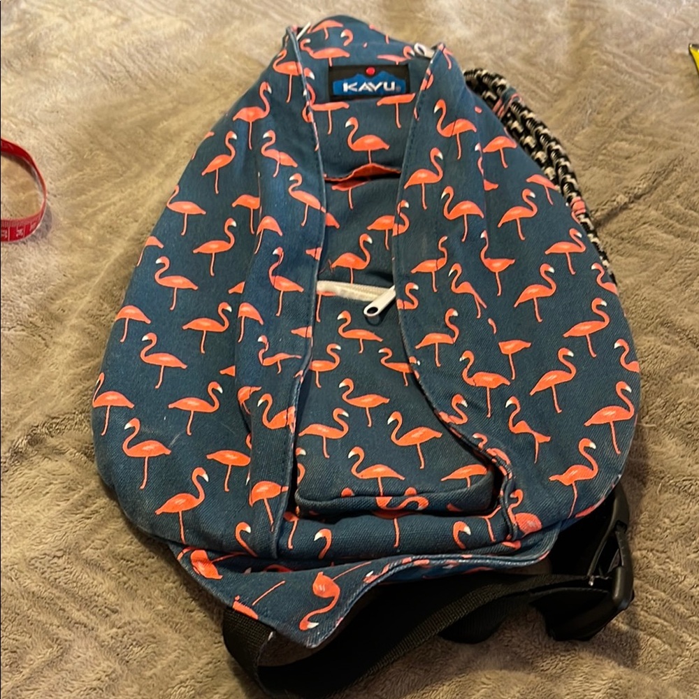 KAVU Flamingo Patterned Sling Bag
